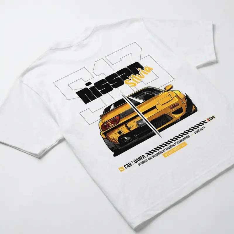 Koszulka z Samochodem Nissan Silvia - Car View