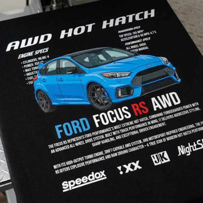 Koszulka Car Spec "FORD FOCUS RS"
