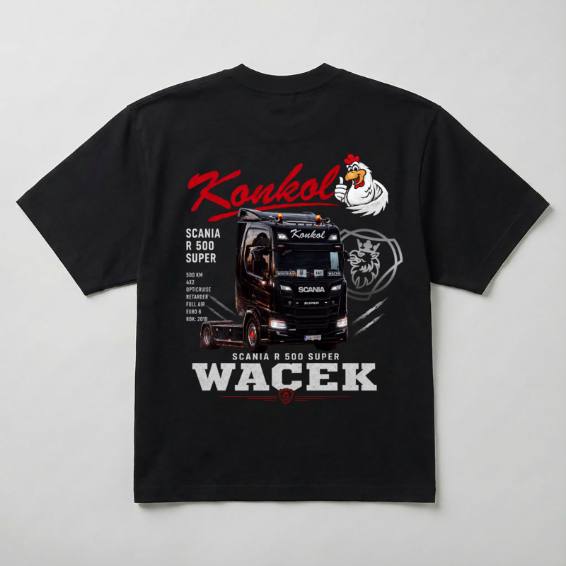 Zestaw - 2 Koszulki Personalizowane Konkol